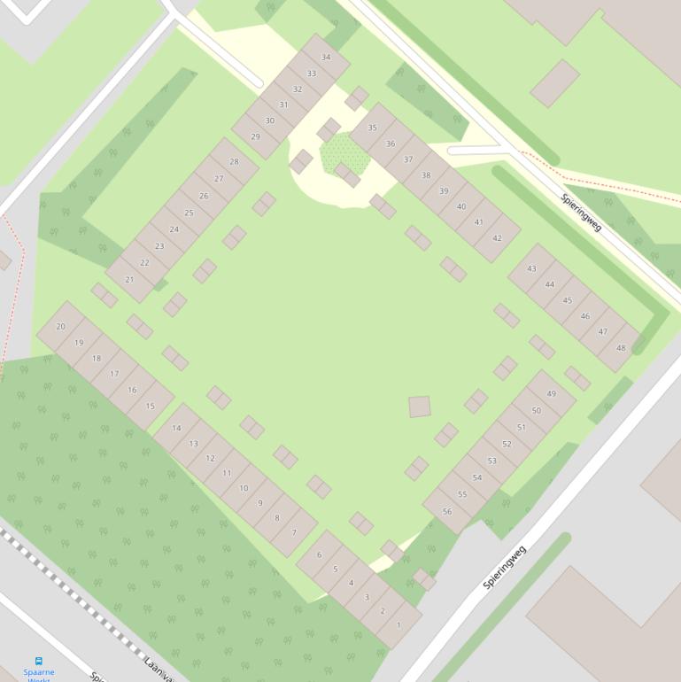 Kaart van  ’t Hof van Crommelin.