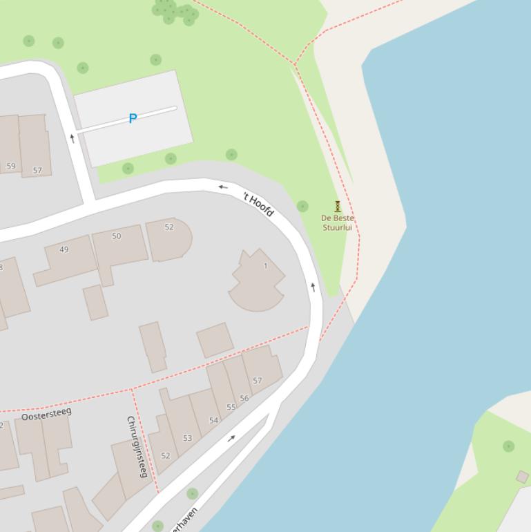 Kaart van  ’t Hoofd.