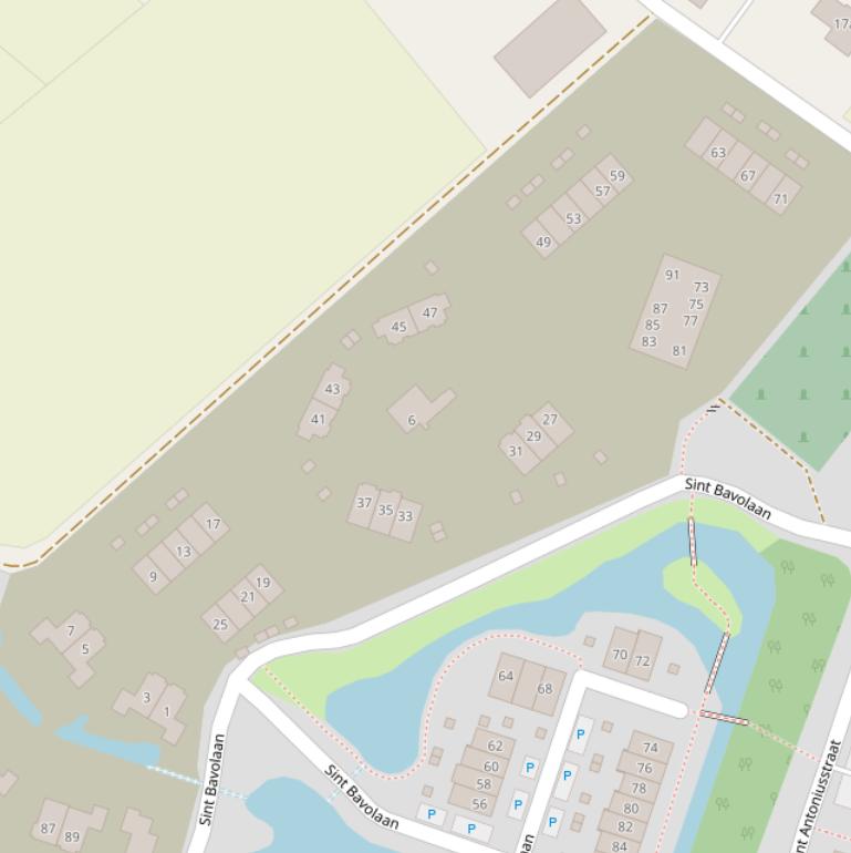 Kaart van  ’t Hoogt.