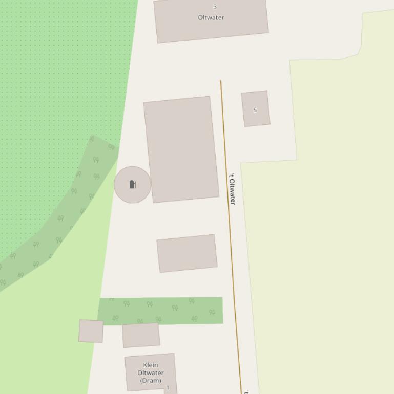 Kaart van  ’t Oltwater.