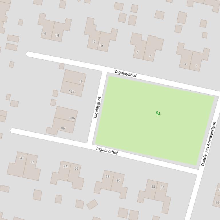 Kaart van de Tagalayahof.