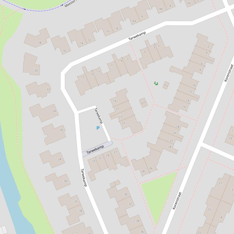 Kaart van  Tarwekamp.