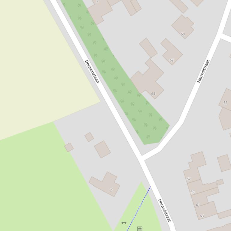 Kaart van  Teeuwenbeemd.