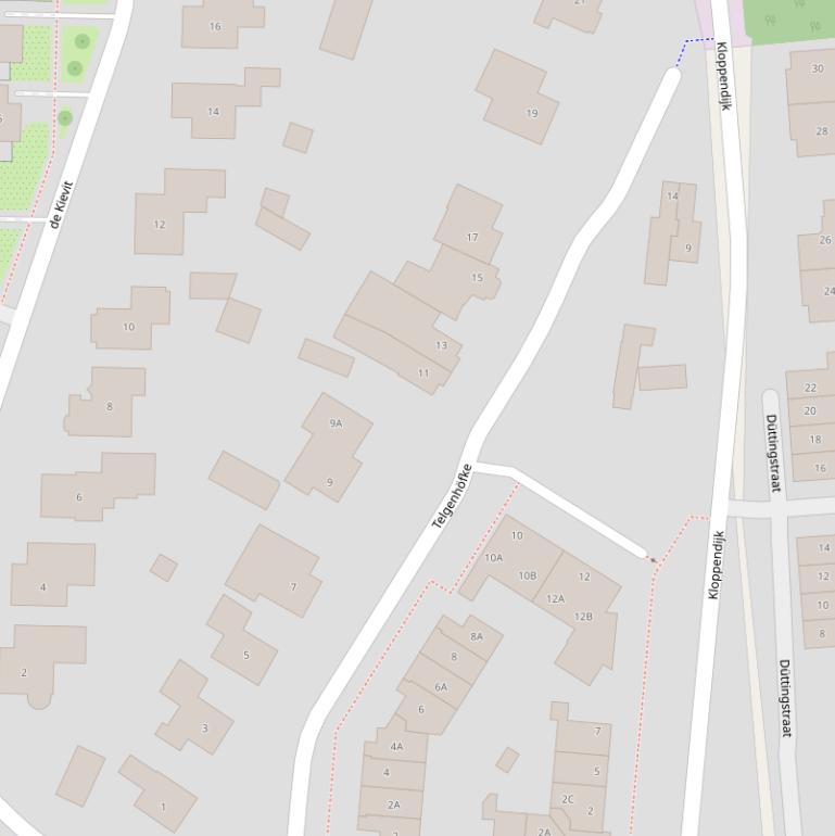 Kaart van  Telgenhöfke.