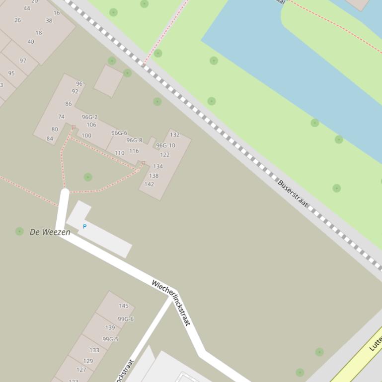 Kaart van  Ten Waterpad.