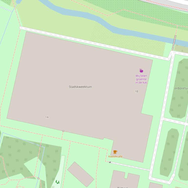 Kaart van de Ter Spijtstraat.