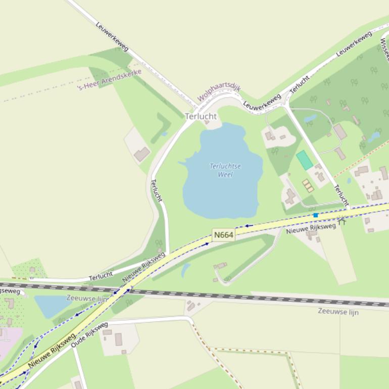 Kaart van  Terlucht.