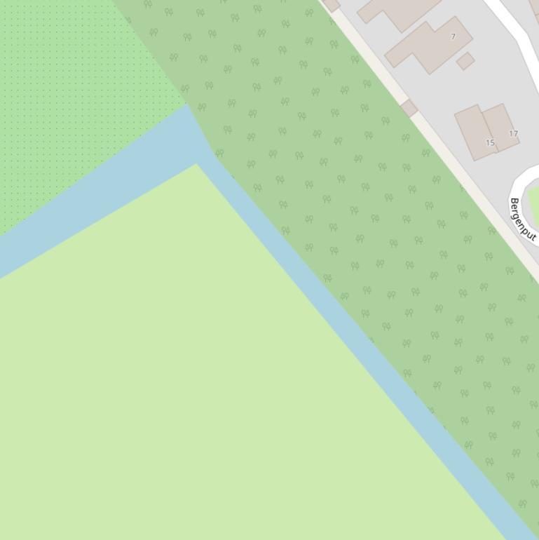 Kaart van de Terracottastraat.