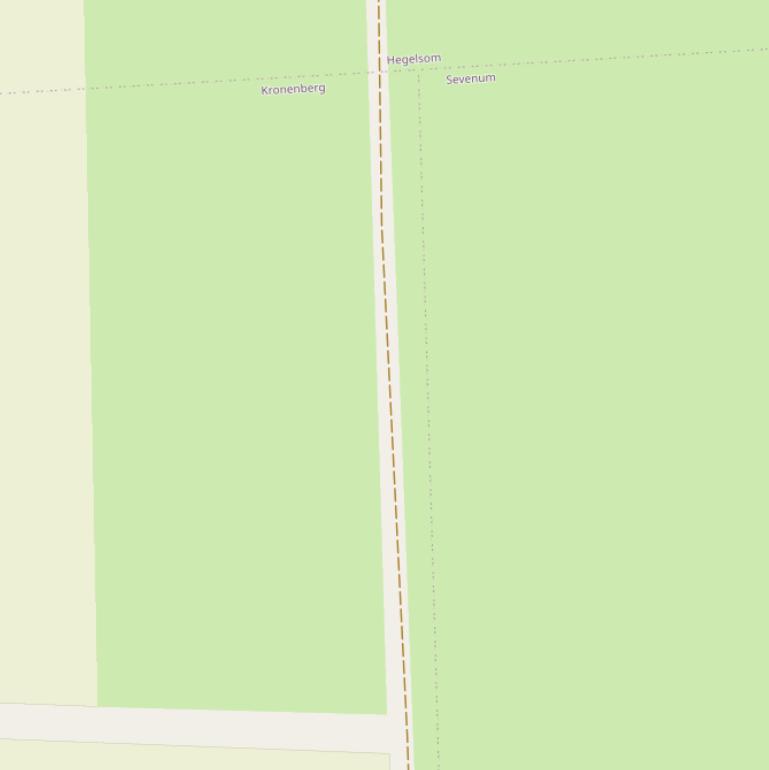 Kaart van de Tichelweg.