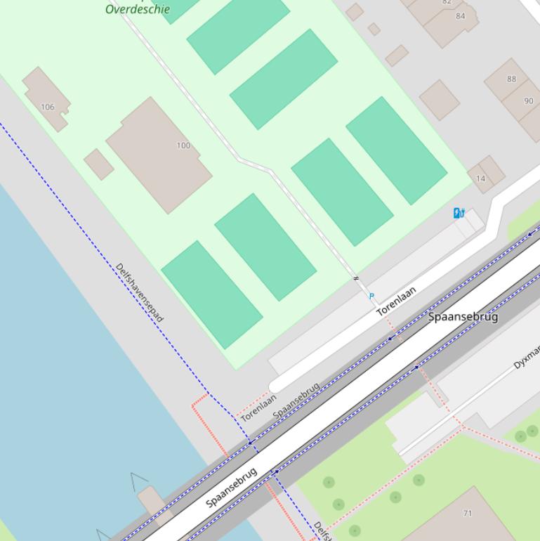 Kaart van  Tijdelijke straatnaam 101.