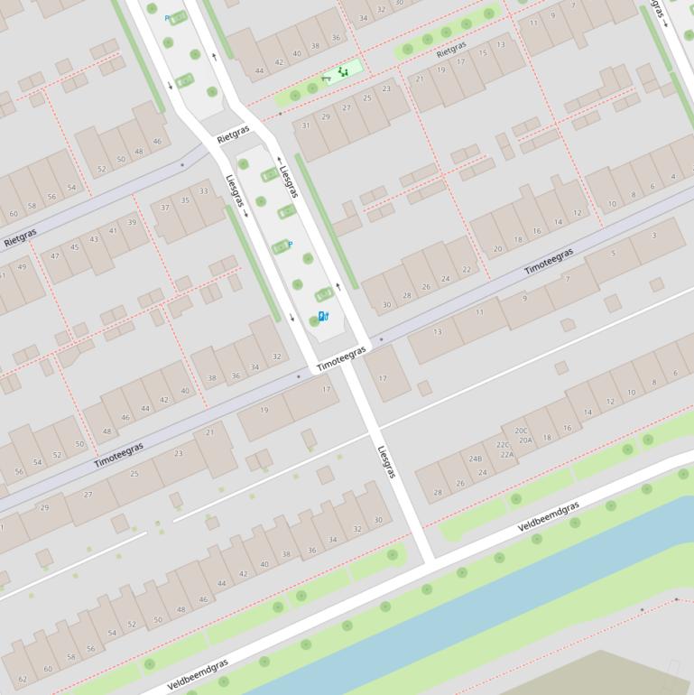 Kaart van  Timoteegras.