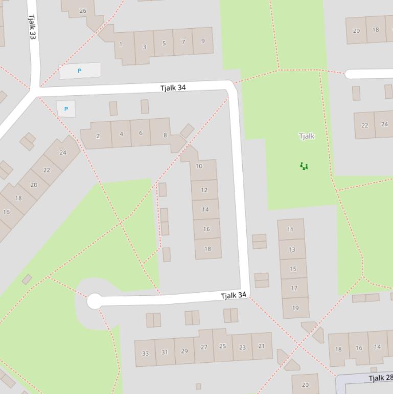 Kaart van  Tjalk 34.