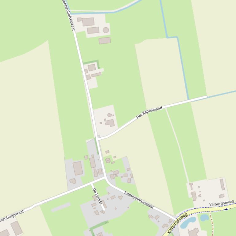 Kaart van de Tobbenhofsestraat.