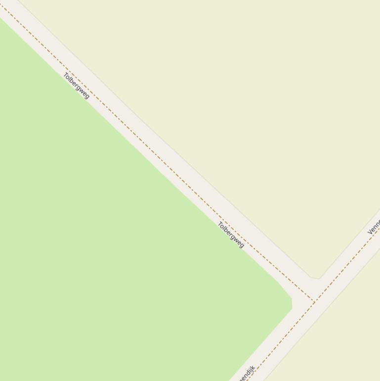 Kaart van de Tolbergweg.