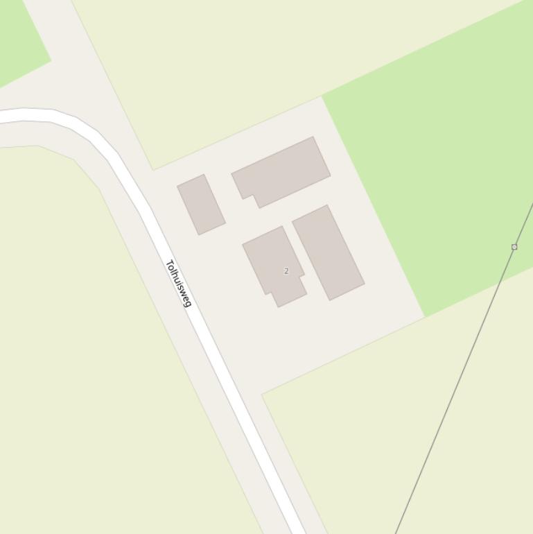 Kaart van de Tolhuisweg.