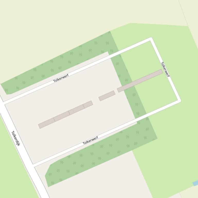 Kaart van het Tolkerwerf.