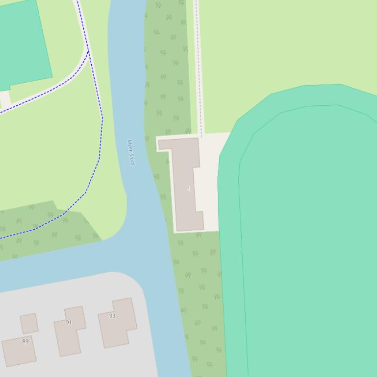 Kaart van  Trambaan-Oost.