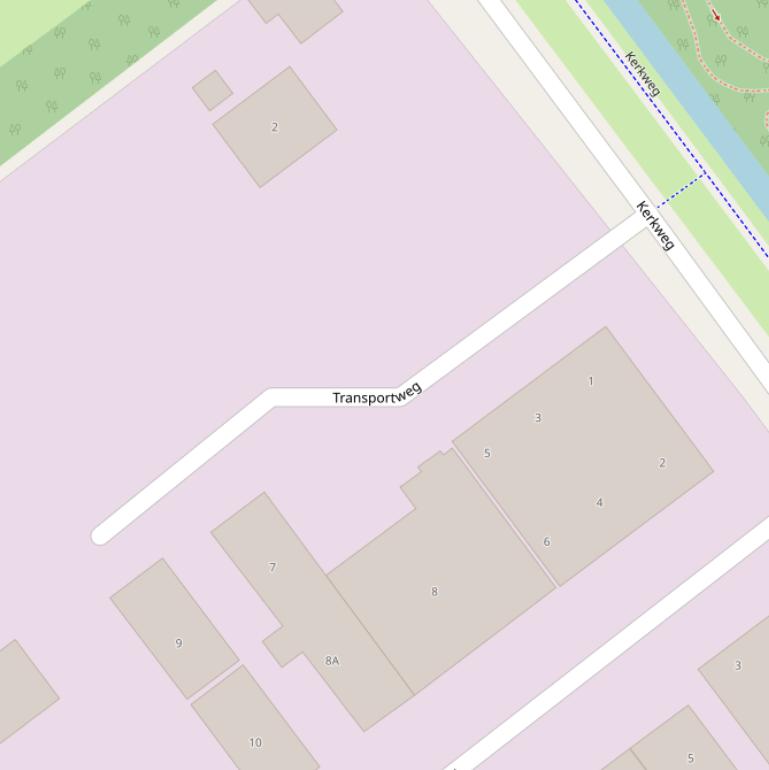 Kaart van de Transportweg.