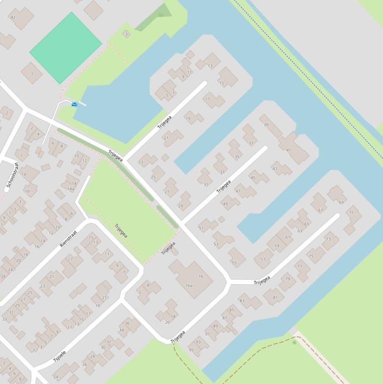 Kaart van  Trijegea.