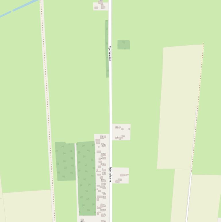 Kaart van  Tsjerkeleane.