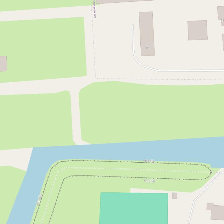 Kaart van het Tuinderserf.