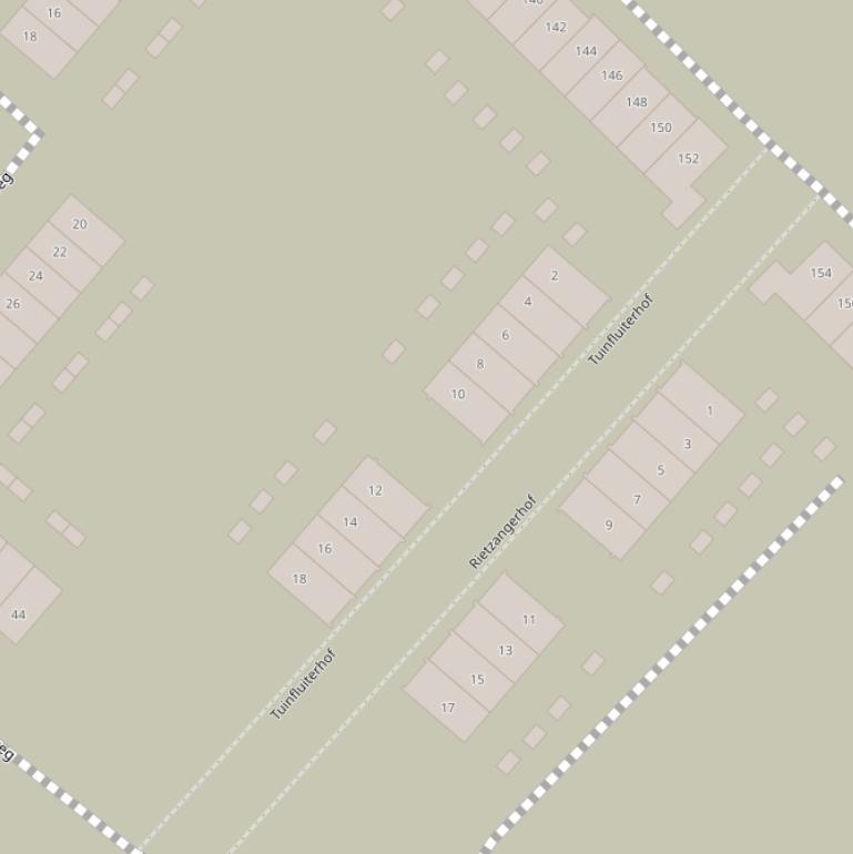 Kaart van de Tuinfluiterhof.