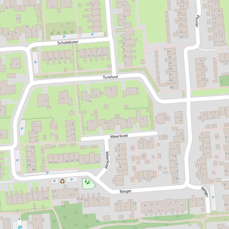 Kaart van  Tureluur.