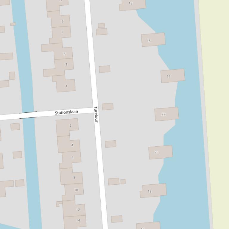 Kaart van  Tureluur.