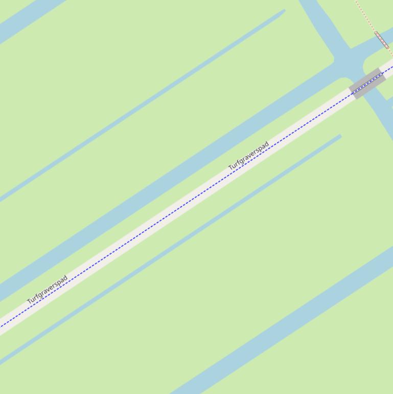 Kaart van het Turfgraverspad.