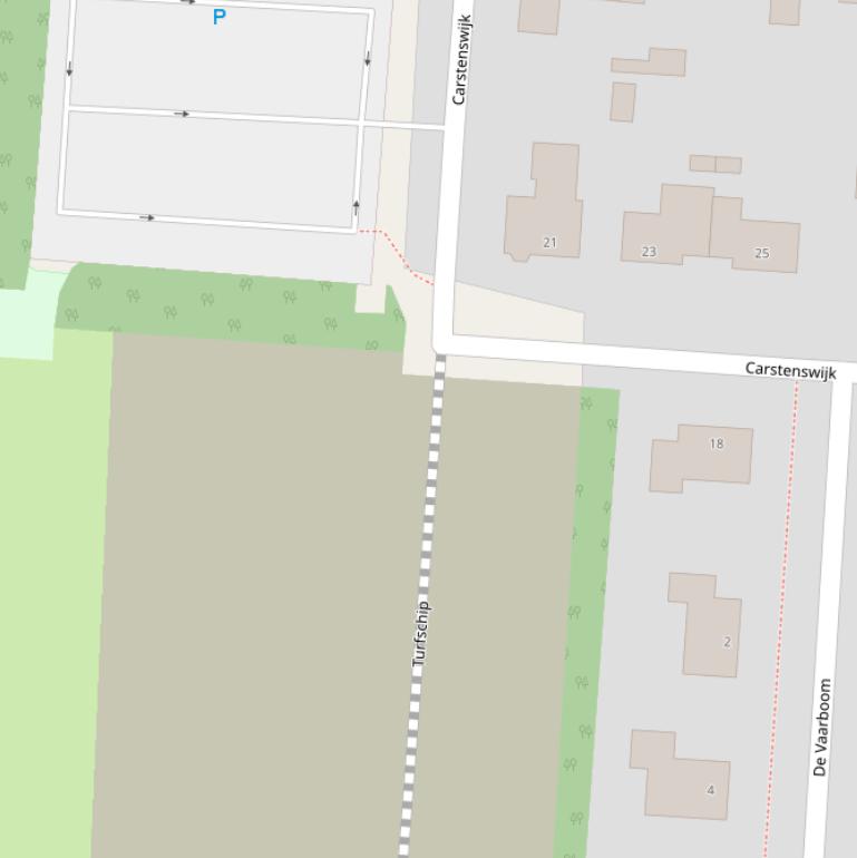 Kaart van  Turfschip.