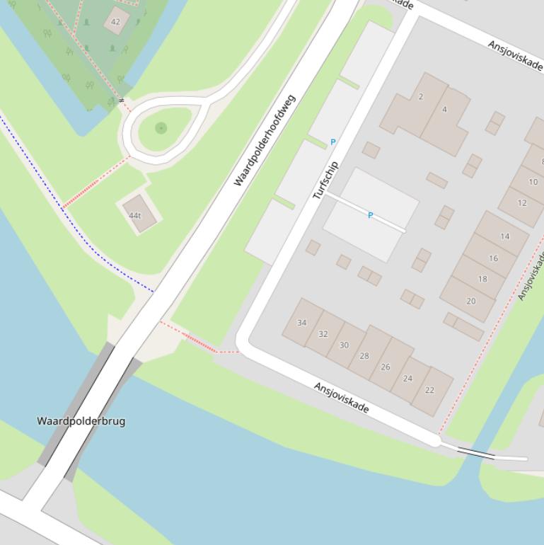 Kaart van  Turfschip.