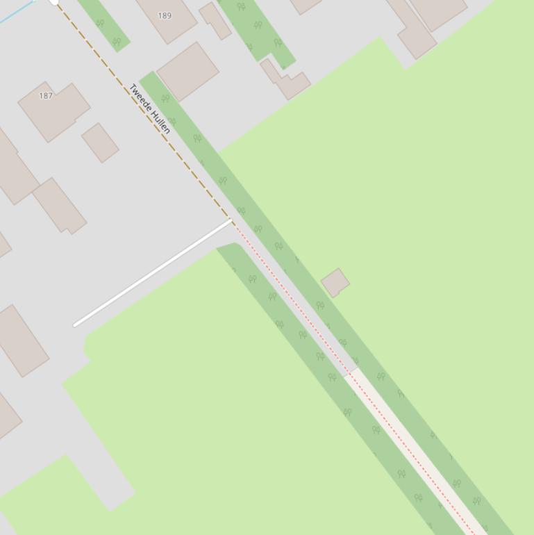 Kaart van  Tweede Hullen.