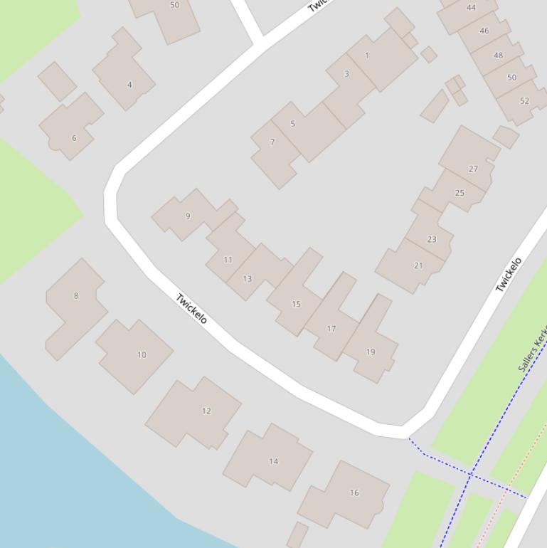 Kaart van  Twickelo.