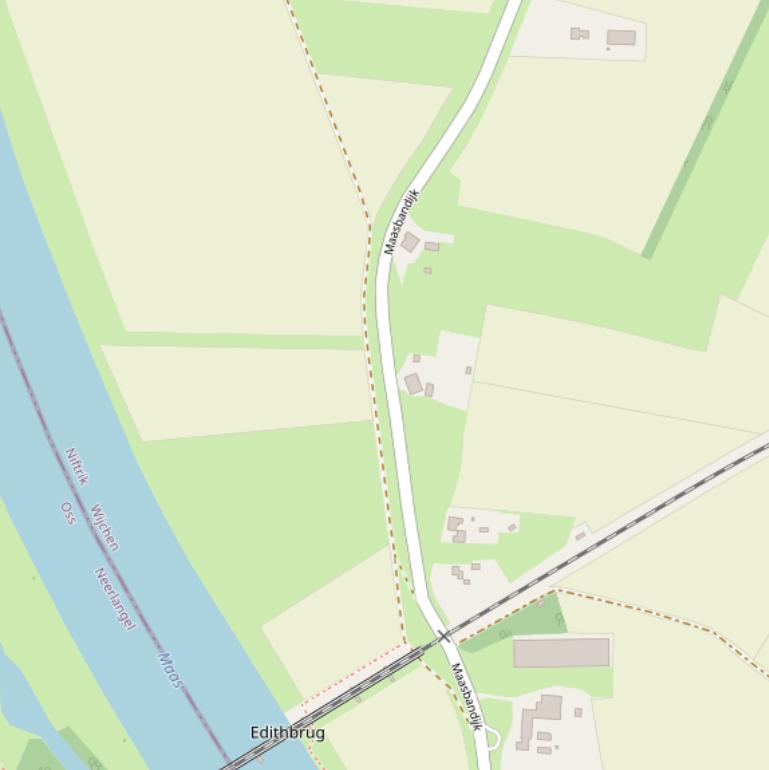 Kaart van  Uitvliet.