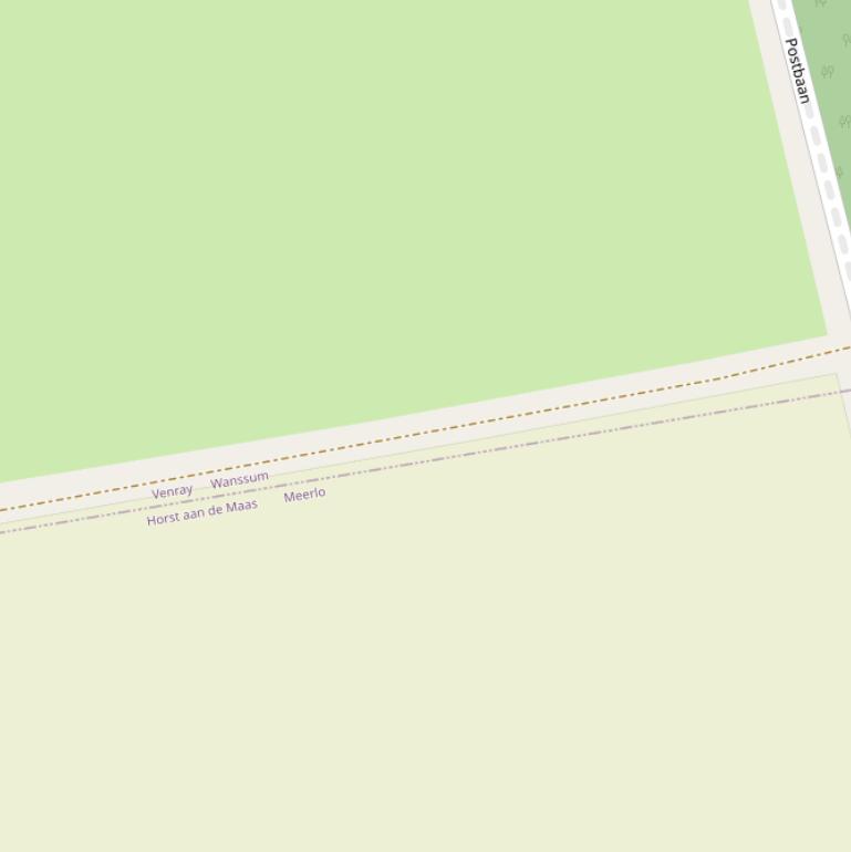 Kaart van de Urnenweg.