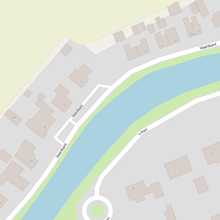 Kaart van  Vaartkant.