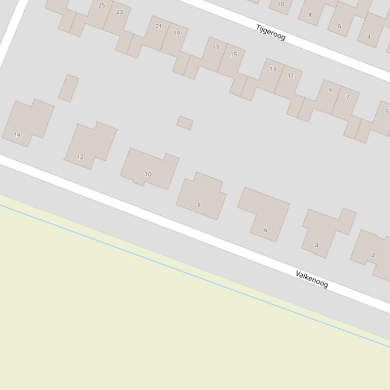 Kaart van  Valkenoog.