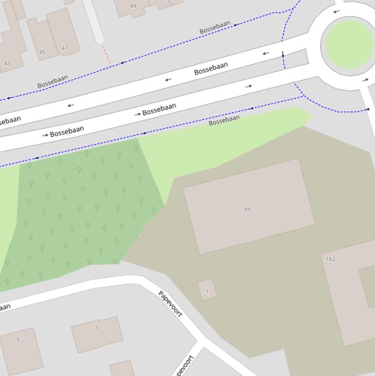 Kaart van het Van Aelstpad.