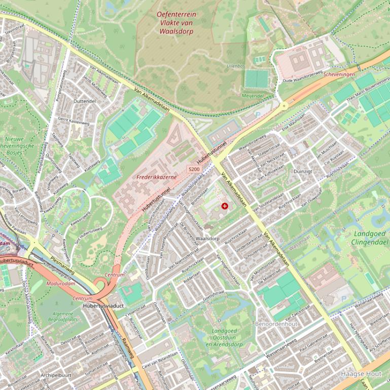 Kaart van de Van Alkemadelaan.