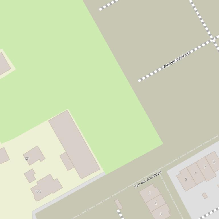 Kaart van de Van der Salmstraat.