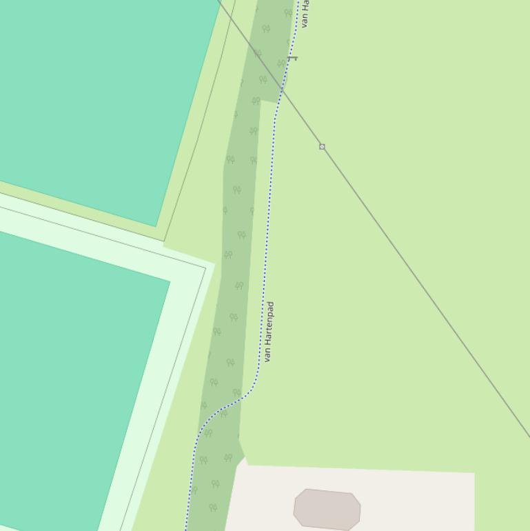 Kaart van het van Hartenpad.