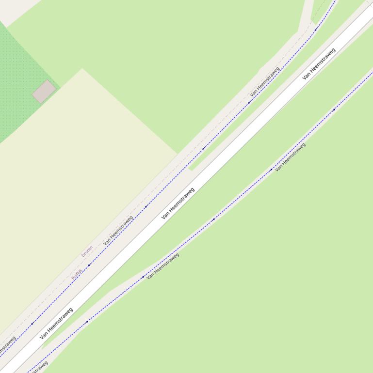 Kaart van de Van Heemstraweg.