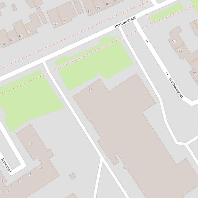 Kaart van de van Itersonlaan.