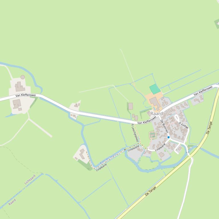 Kaart van  Van Kleffenswei.