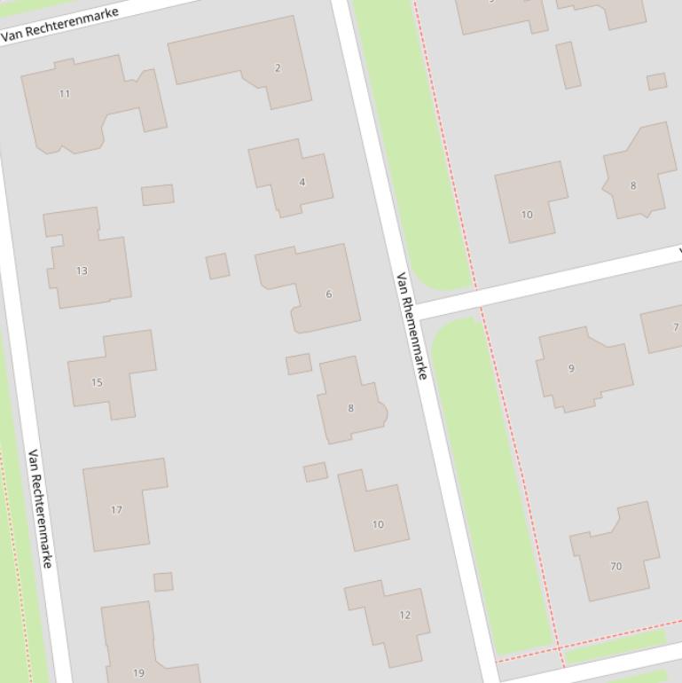 Kaart van  Van Rhemenmarke.