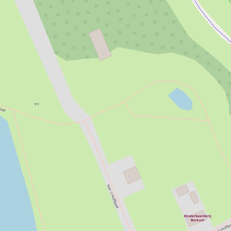 Kaart van het Van ’t Hoffpad.