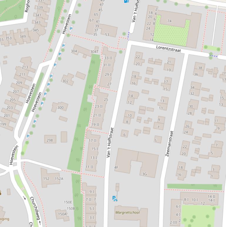 Kaart van de Van ’t Hoffstraat.