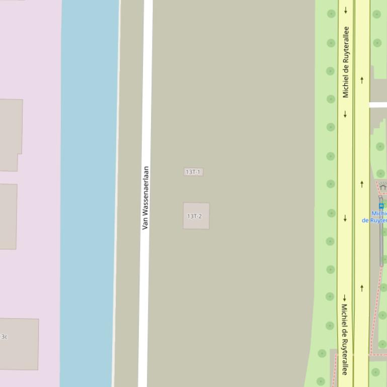 Kaart van de Van Wassenaerlaan.