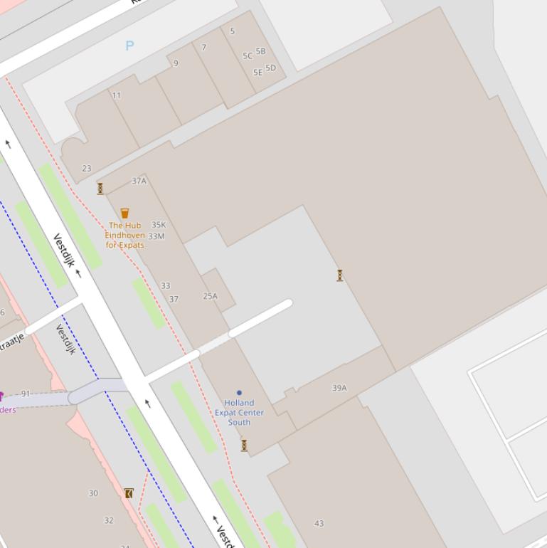 Kaart van het VDMA-plein.