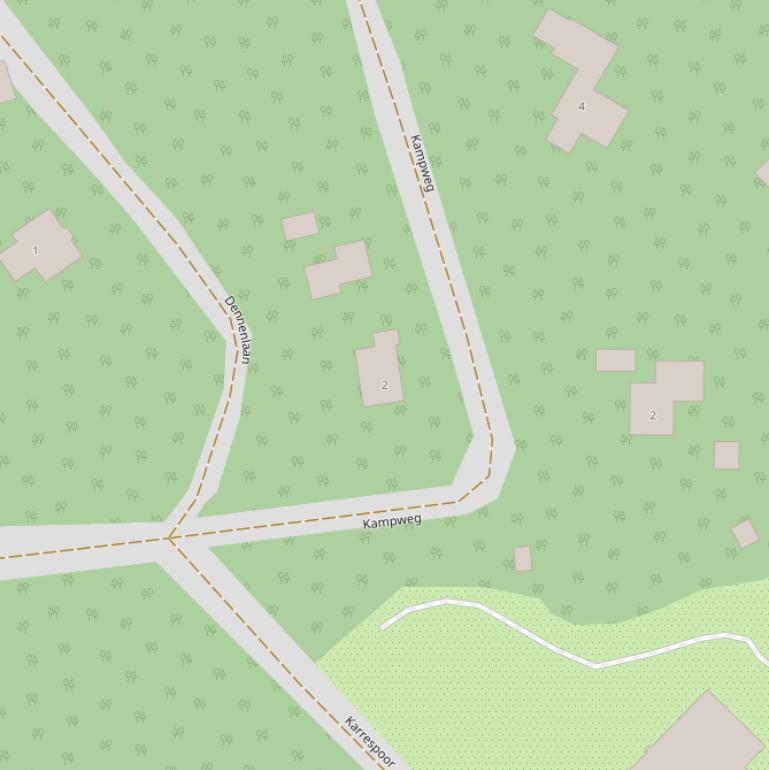 Kaart van de Veenplasweg.